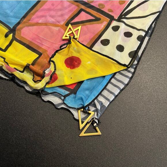 NWT Swiminista x James Peter Henry Beach Cover-Up / Sarong, Multicolor, One Size - Picture 3 of 4